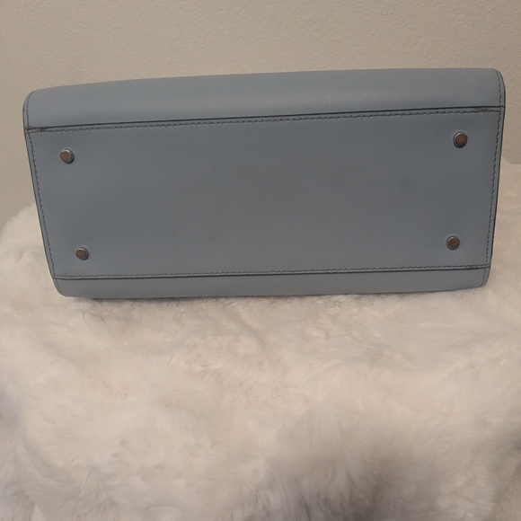 Kate Spade New York Mini Magnolia Tote Dawn Blue 15" X 10" - Picture 11 of 12